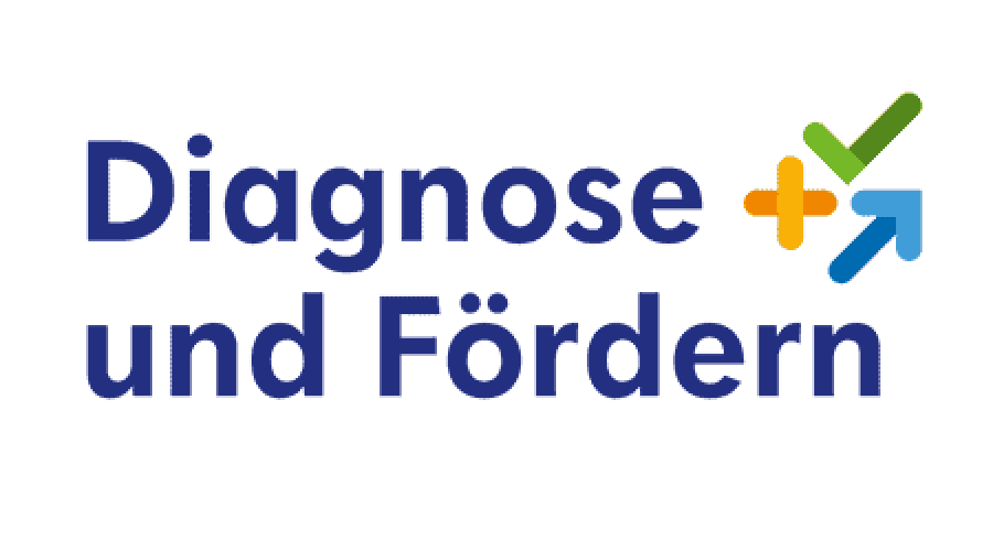 Schriftzug "Diagnose und Fördern"